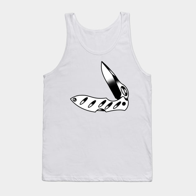 Flip Knife Tank Top by drawingsbydarcy